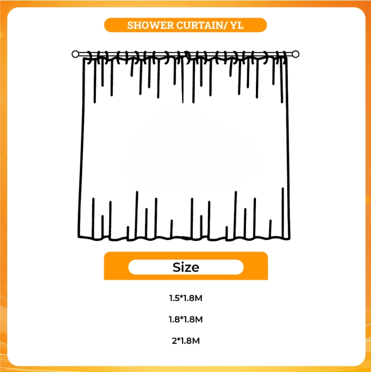 3D shower curtain - Arcane Merchandise