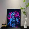 Arcane Jinx Graffiti Style Wall Art