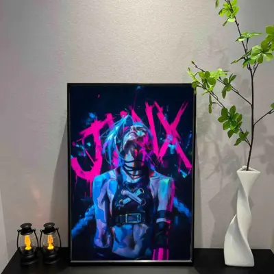 Arcane Jinx Graffiti Style Wall Art