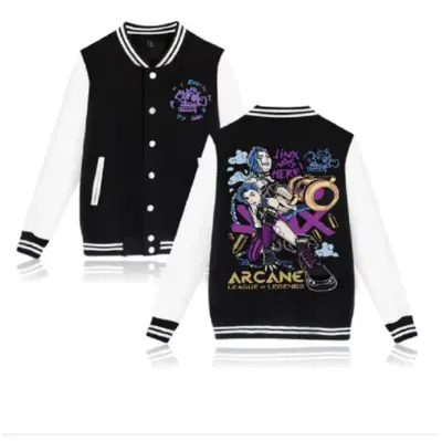 Arcane Jinx Powder Legacy Varsity Jacket