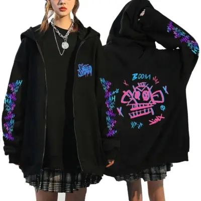 Arcane Jinx Powder Legacy Graphic Zipper Hoodie