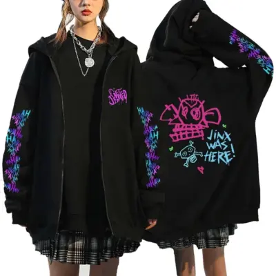 Arcane Jinx Mad Inventor Artwork Zipper Hoodie