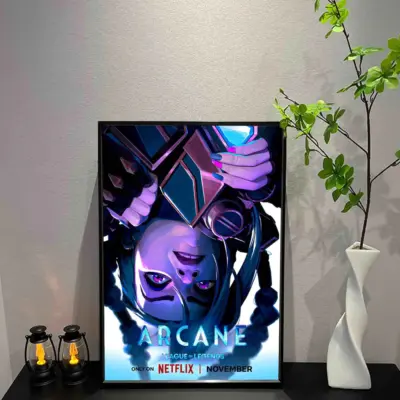 Arcane Jinx Blue Flame Wall Art