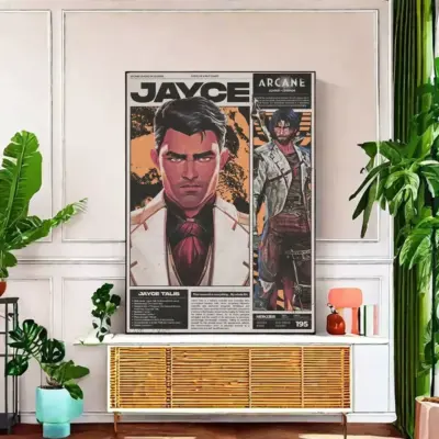 Arcane Jayce Chaotic Energy Wall Art