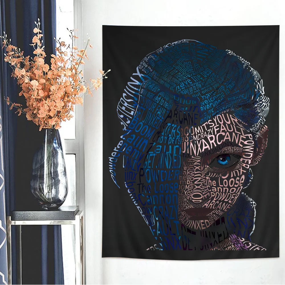 Arcane Jinx Zaun Rebel Tapestry