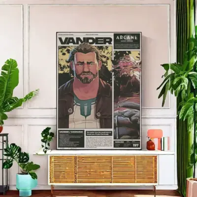 Arcane Vander Bold Aesthetic Wall Art