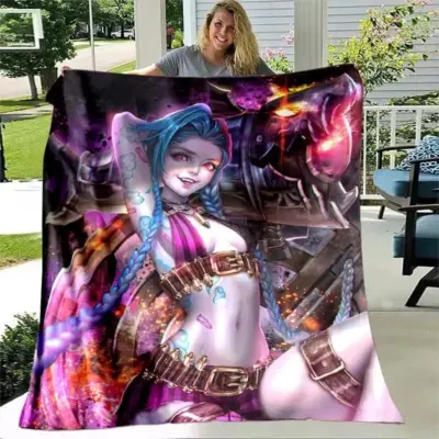 Jinx Arcane: League of Legends Chaotic Energy Blanket
