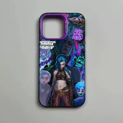 Jinx Arcane Hextech Mayhem Graphic Print Phone Case