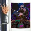 Arcane Jinx Hextech Mayhem Tapestry