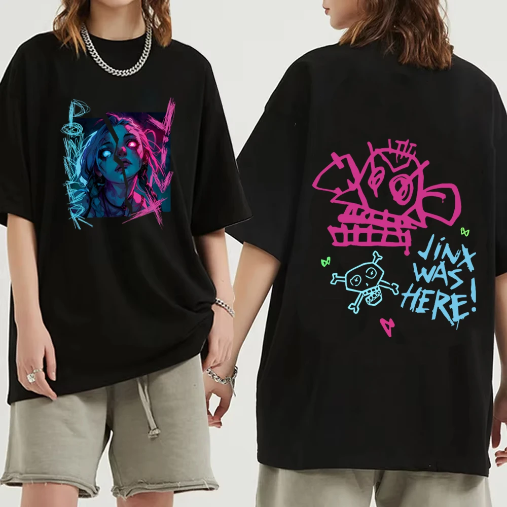 Jinx Arcane Unstable Genius Design T-shirt