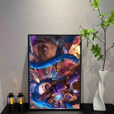 Arcane Jinx Stylish Anime Wall Art
