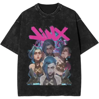 Arcane Jinx Undercity Guardian Mineral Wash T-shirt