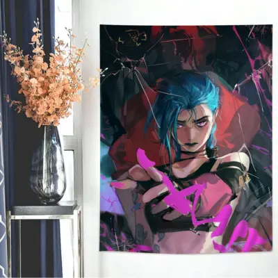 Arcane Jinx Blue Flame Tapestry