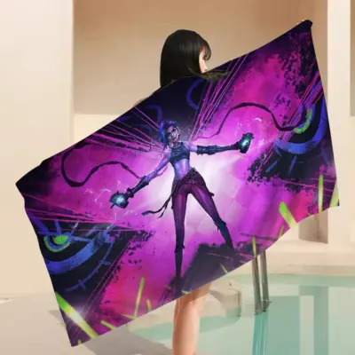 Arcane Jinx Explosive Chaos Beach Towel