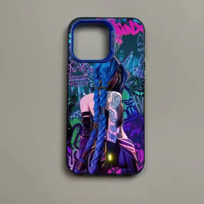Jinx Arcane Powder Legacy Character Design Phone Case