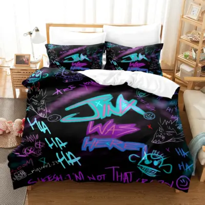 Arcane Jinx Zaun Rebel Bedding Set