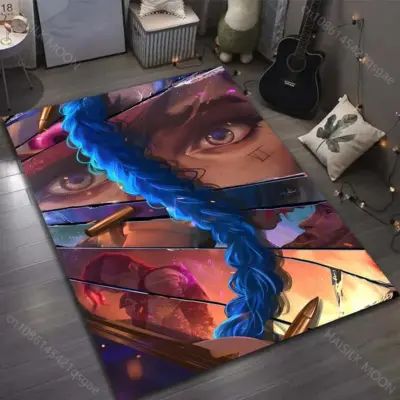 Arcane Jinx Hextech Mayhem Area Rug