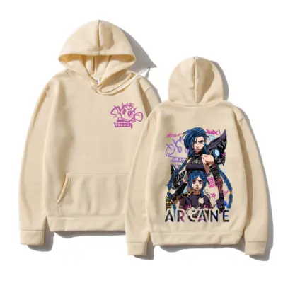Jinx Arcane Explosive Chaos Graphic Design Hoodie