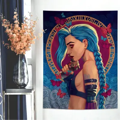 Arcane Jinx Monkey Bomb Tapestry