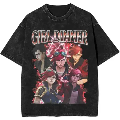 Arcane Vi Girl Dinner Mineral Wash T-shirt