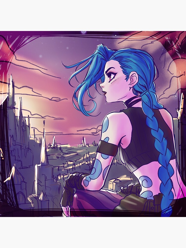 Arcane Piltover Zaun Skyline Tapestry - Image 2