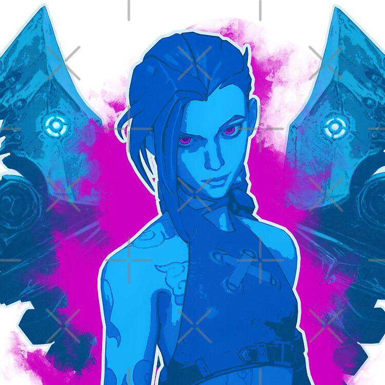 Arcane Blue Jinxshark Chaos Tote Bag - Image 2