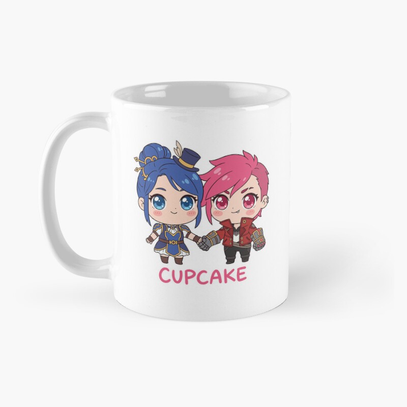 Arcane Vi Caitlyn Cupcake Love Mug - Image 2