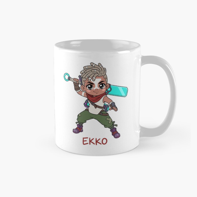 Arcane Ekko Chibi Time Hero Mug