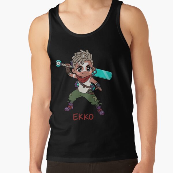 Arcane Ekko Chibi Time Hero Tank Top - Image 2