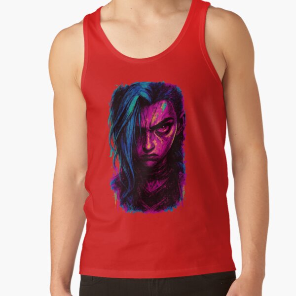 Arcane Angry Jinx Fury Tank Top - Image 4