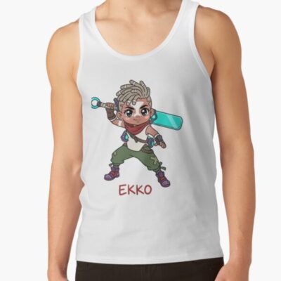Arcane Ekko Chibi Time Hero Tank Top