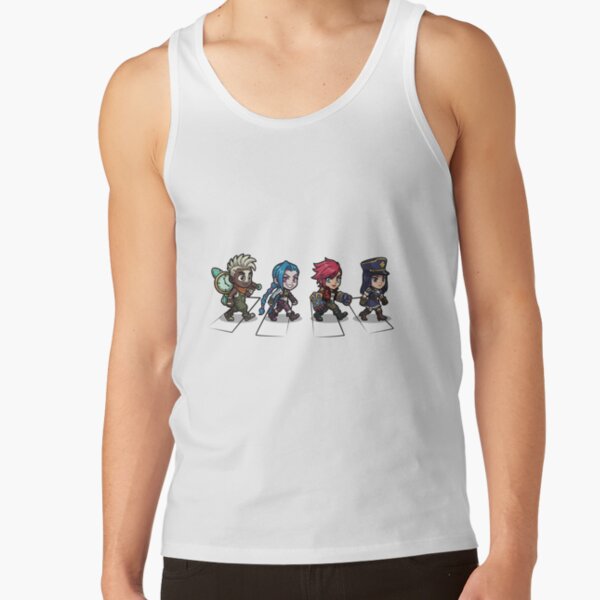 Arcane Chibi Abbey Road Crossover Tank Top