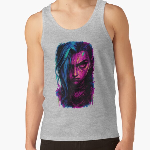 Arcane Angry Jinx Fury Tank Top - Image 3