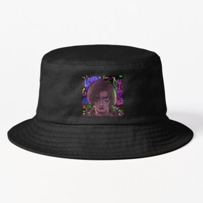 Arcane Graffitied Sevika Chaos Bucket Hat