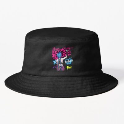 Arcane Jinx Hextech Chaos Bucket Hat