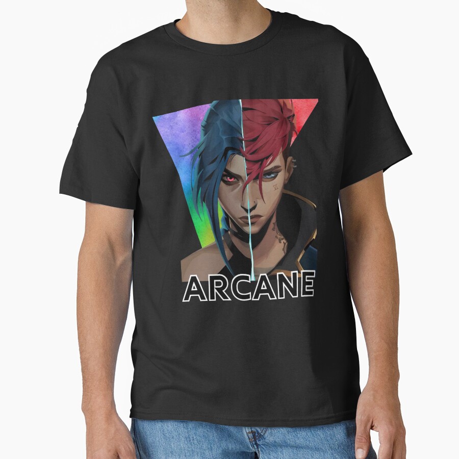 Arcane Vi Jinx Essential Duo T-shirt - Image 3