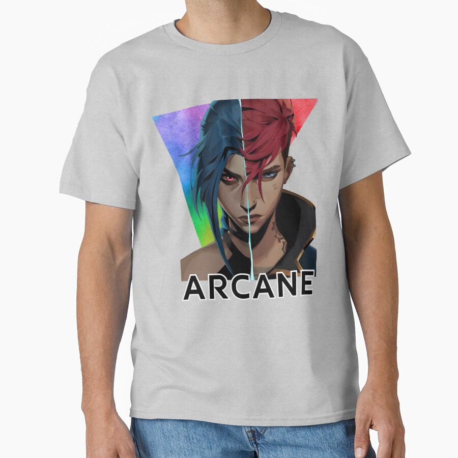 Arcane Vi Jinx Essential Duo T-shirt