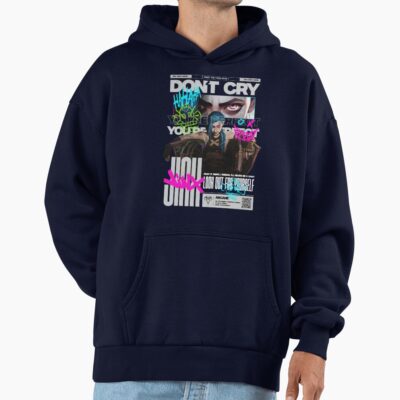 Arcane Paint The Town Blue Hoodie