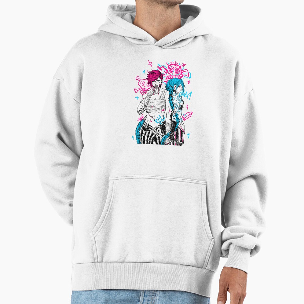 Arcane Jinx Vi Legacy Hoodie - Image 2