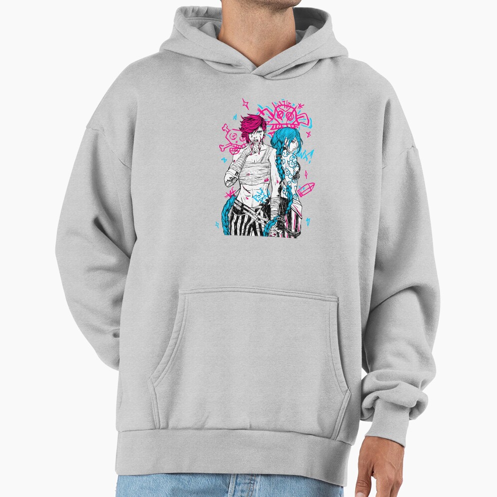 Arcane Jinx Vi Legacy Hoodie - Image 4