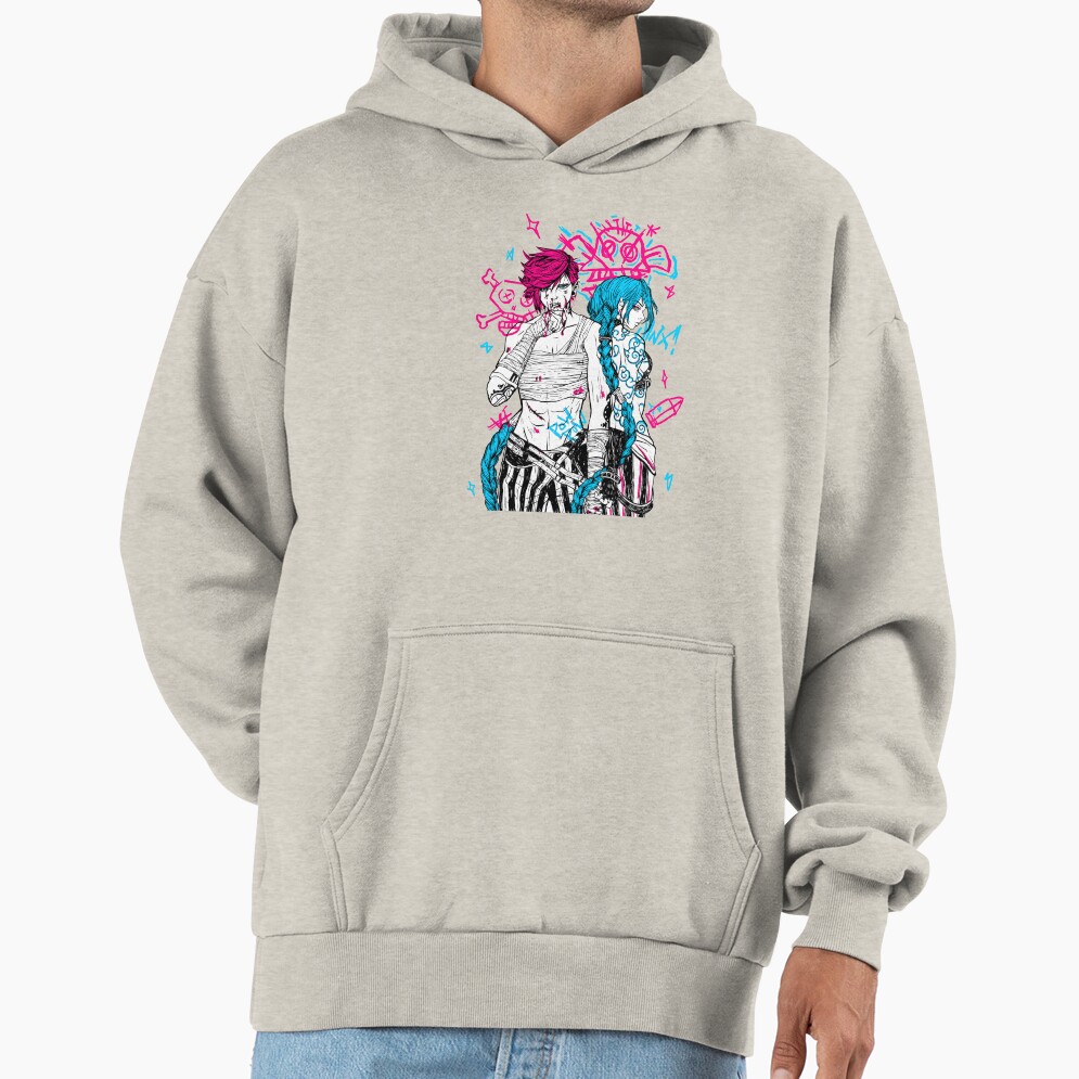 Arcane Jinx Vi Legacy Hoodie - Image 3