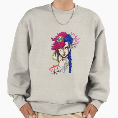 Arcane Jinx Vi Sisters Sweatshirt