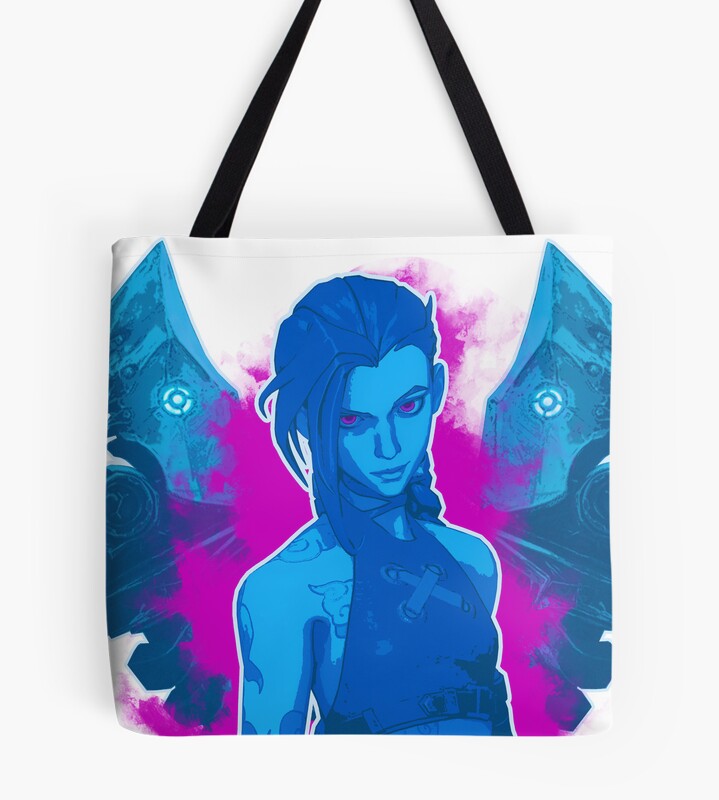 Arcane Blue Jinxshark Chaos Tote Bag
