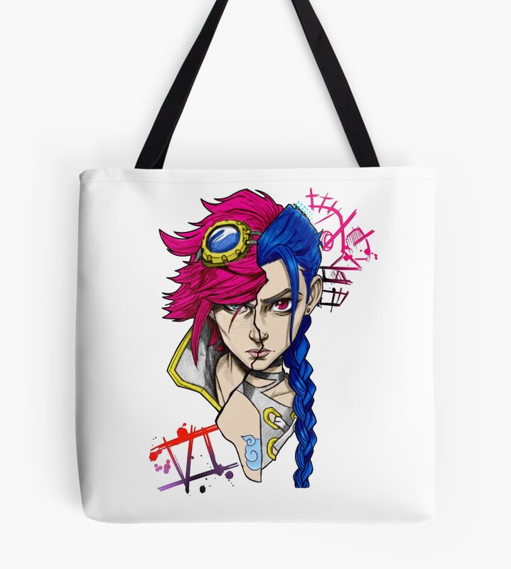 Arcane Jinx Vi Sisters Tote Bag