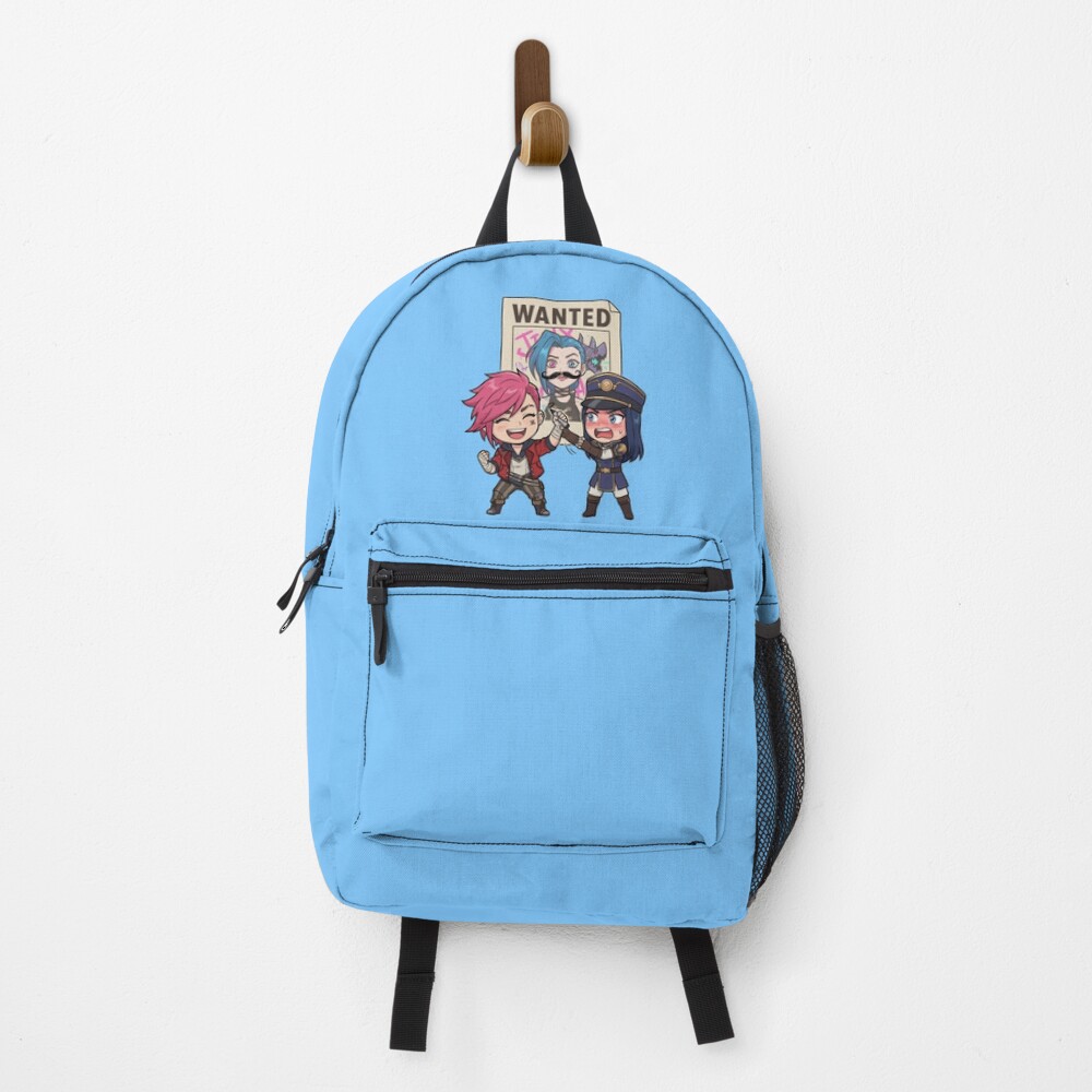 Arcane Vi Caitlyn Wanted Poster Backpack