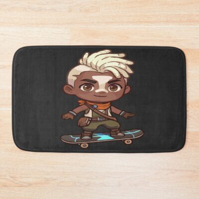 Arcane Ekko Skateboard Rush Bath Mat