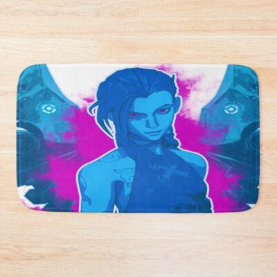 Arcane Blue Jinxshark Chaos Bath Mat