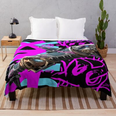 Arcane Bazooka Boom Chaos Throw Blanket