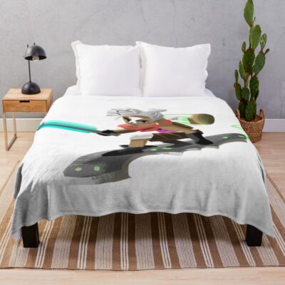 Arcane Time Traveller Chibi Throw Blanket