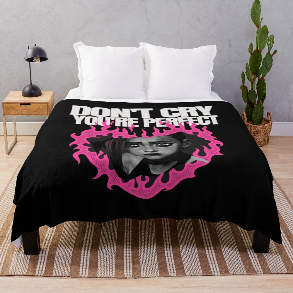 Arcane Don't Cry Perfect Throw Blanket